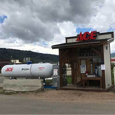 Propane filling station